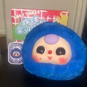 Cute Blue Baby Three Plush Toy
